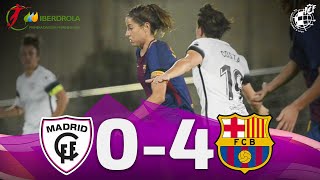 LIGA IBERDROLA | Resumen del Madrid CFF - FC Barcelona (0-4)