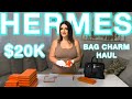 UNBOXING $20K HERMES LUXURY BAG CHARM HAUL W/ ADORETHECOUTURE!