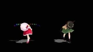 【東方MMD】　Bad　Apple　Sisters!!　 【720p推奨】