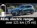 BMW X5 xDrive50e: electric range: city, highway real-life mpkWh, kWh/100 km consumption PHEV