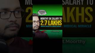 Today My Salary 36 Lakhs  இந்த ஒரு விஷயம் change பண்ணுனேன்| #shorts