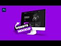 How to Create Website Mockup in Photoshop ( for beginners )