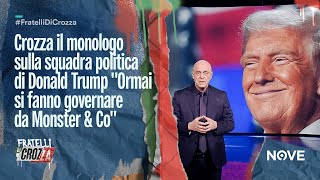 Crozza il monologo sulla squadra politica di Donald Trump \