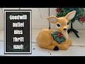 Goodwill Outlet Bins Thrift Haul! The Bins Were Full This Week! Home Decor & Vintage Christmas