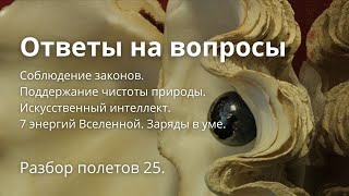 Ответы на вопросы. Дмитрий Кулага.