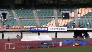 静岡国際2015 男子400mH TR決勝2組 松下祐樹 49.78