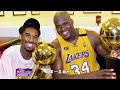 ok组合合体，开启湖人王朝！ 奥尼尔 科比 湖人 dou来nba