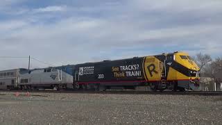 Go West Part 2! Railfanning the BNSF Southern Transcon FT BNSF GEO train Late Winter 2022