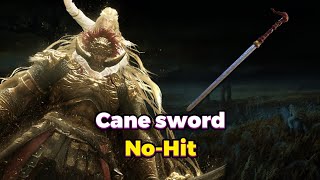 Cane Sword | No Hitting Consort Radahn With Every Weapon 20/420 | Elden Ring