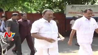 Tamil Nadu Cabinet Minister Visits Jayalalitha at Apollo Hospital || NTV