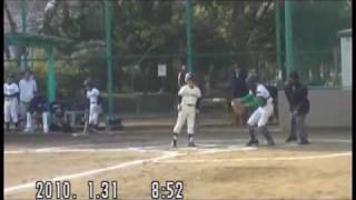 平成21年度送別大会決勝戦2010.01.31（1回表）