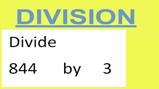 Divide     844      by     3