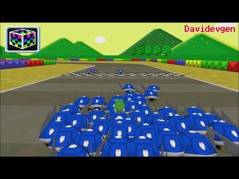 Mario Kart DS ~ All Items look like Blue Shells. Mario Kart DS ~ All Items look like Blue Shells.