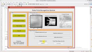 Palmprint Recognition Using Matlab Project Source Code