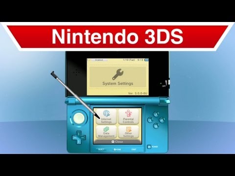 Nintendo 3DS - How To Connect to the Internet Nintendo 3DS - How To Connect to the Internet