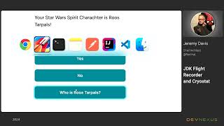 Devnexus 2024 - JDK Flight Recorder and Cryostat - Jeremy Davis