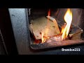 how i build fires in my wonderluxe coal and wood stove.