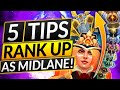 5 TIPS to CARRY from MIDLANE at ANY RANK - 100% BROKEN MID TIPS - Dota 2 Guide