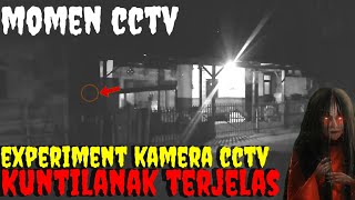 Experiment cctv penampakan kuntilanak Terjelas || asli bikin merinding || momen cctv