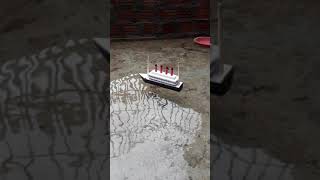 Paper Titanic - Drop the paper Titanic into the water // Craft - DIY
