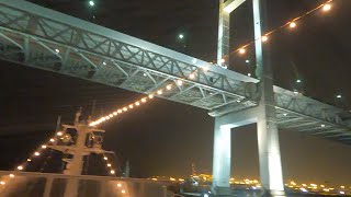 Dinner cruise on Marine Rouge Deck to Bay Bridge、Yokohama