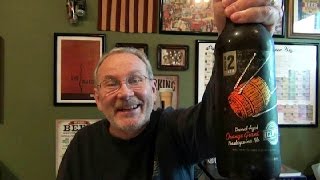 Barrel-aged Orange Giant Barleywine - Ecliptic Brewing - Beer Review 456