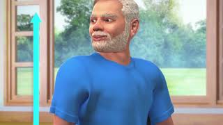 Yoga with Modi: Vakrasana Hindi