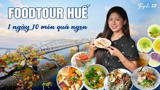 Foodtour HUẾ | Tiết lộ 10 quán ăn siêu NGON RẺ của người bản địạ: bèo nậm lọc, cafe muối, bún bò