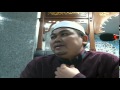 KULIAH MAGHRIB OLEH USTAZ DR SHAUQI OTHMAN