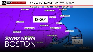 Major winter storm update: Dangerous cold, heavy snow in the Boston weekend forecast