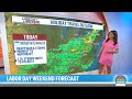 labor day weekend forecast severe weather’s impacts