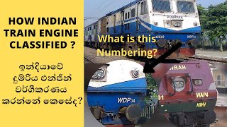 How Indian Train Engine Classified? | ඉන්දියාවේ දුම්රිය එන්ජින් වර්ගීකරණය කරන්නේ කෙසේද?