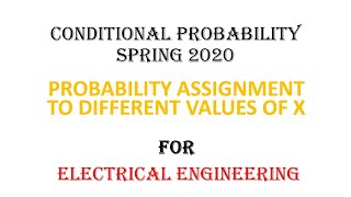 3.1 4 Probability assignment to different values of X