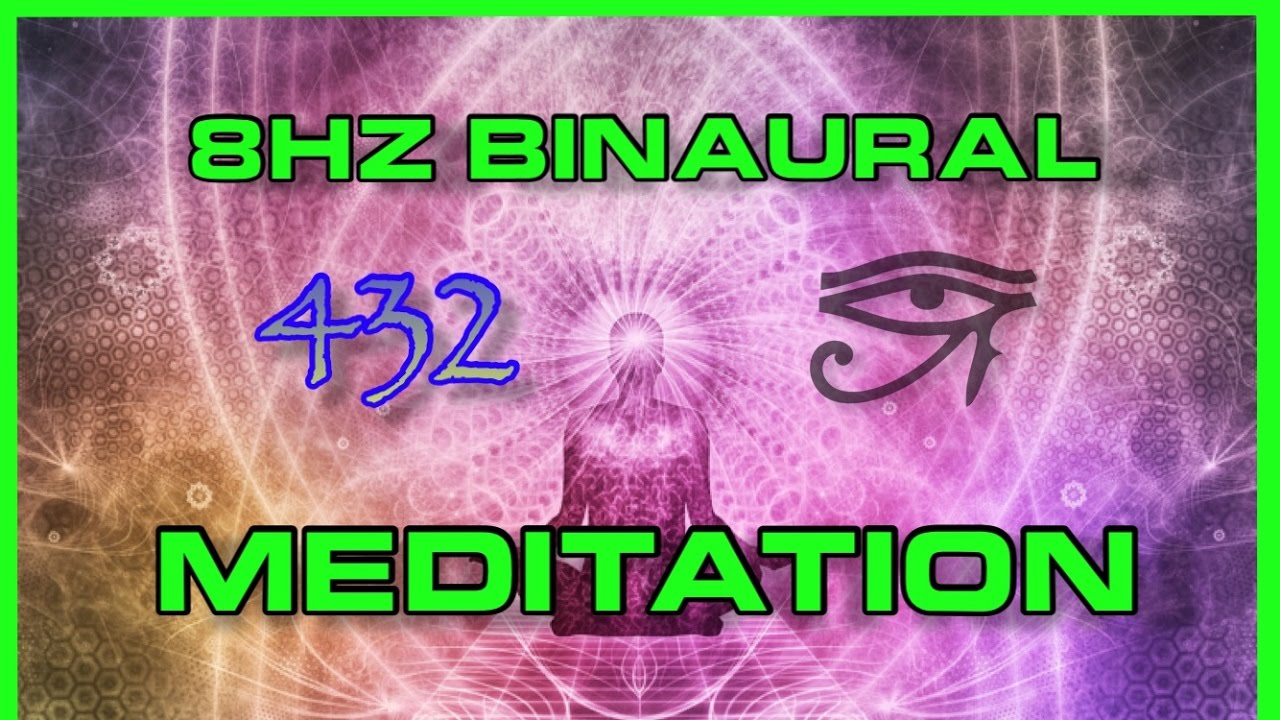 Binaural Beats THETA Meditation | 432hz | 8hz (PURE) DEEP THETA ...