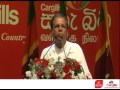 address by president maithripala sirisena at cargills saru bima event 2015 clip 1