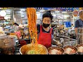 The Best 5 Noodle Masters in Korean Market!! Best Yummy Noodles - Korean Street Food