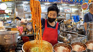 시장을 평정한 국수 장인 BEST 5?! 보기만 해도 군침도는 길거리음식 시장 국수 맛집 BEST 5 Noodle Masters - Korean