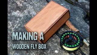 Making a wooden fly box - (English subtitles)