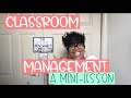 Classroom Management Mini Lesson