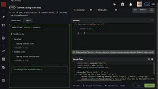 Codewars Convert a string to an array