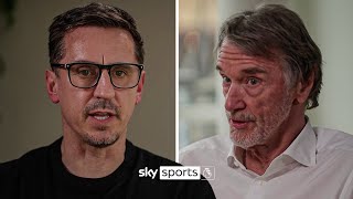 Gary Neville interviews Sir Jim Ratcliffe | Sticking with Ten Hag in the summer was a mistake 🔴