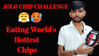 JOLO CHIP CHALLENGE | Eating World's Hottest Chips | Trying Jolo Chip With Our Villagers