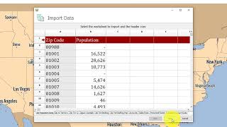 Zip Population Data Import into AlignMix