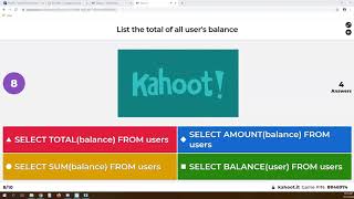 CIS250 101 FA20 Week08 SQL SELECT and JOINS