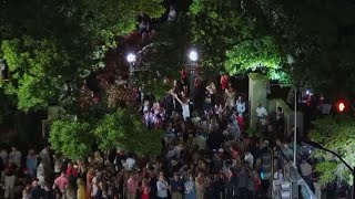 Graduation night | UGA students walk under famed Arch in Athens