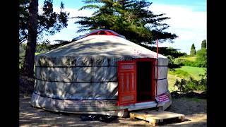 Time Lapse - Yurt Assembly - Tribu Universo -  Italy 2017