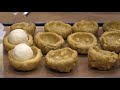 amazing giant cookie mass production process at a korean cookie factory korean dessert factory