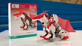 Unboxing And Building The Jimu Robot Mythical Series: FireBot (Time-Lapse)