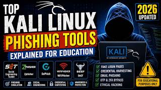 Top Kali Linux Phishing Tools Explained for Education in 2026