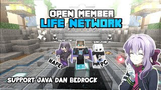 SERVER MINECRAFT INI BISA MAIN DI HP DAN PC! | Life Network S1